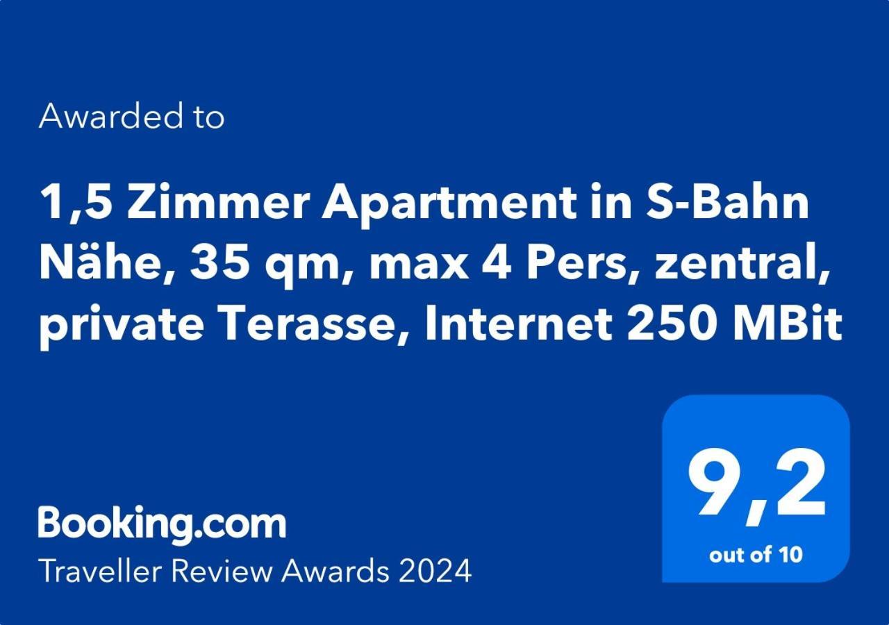 1,5 Zimmer Apartment In S-Bahn Naehe, 35 Qm, Max 4 Pers, Zentral, Private Terasse, Internet 250 Mbit Gärtringen Buitenkant foto